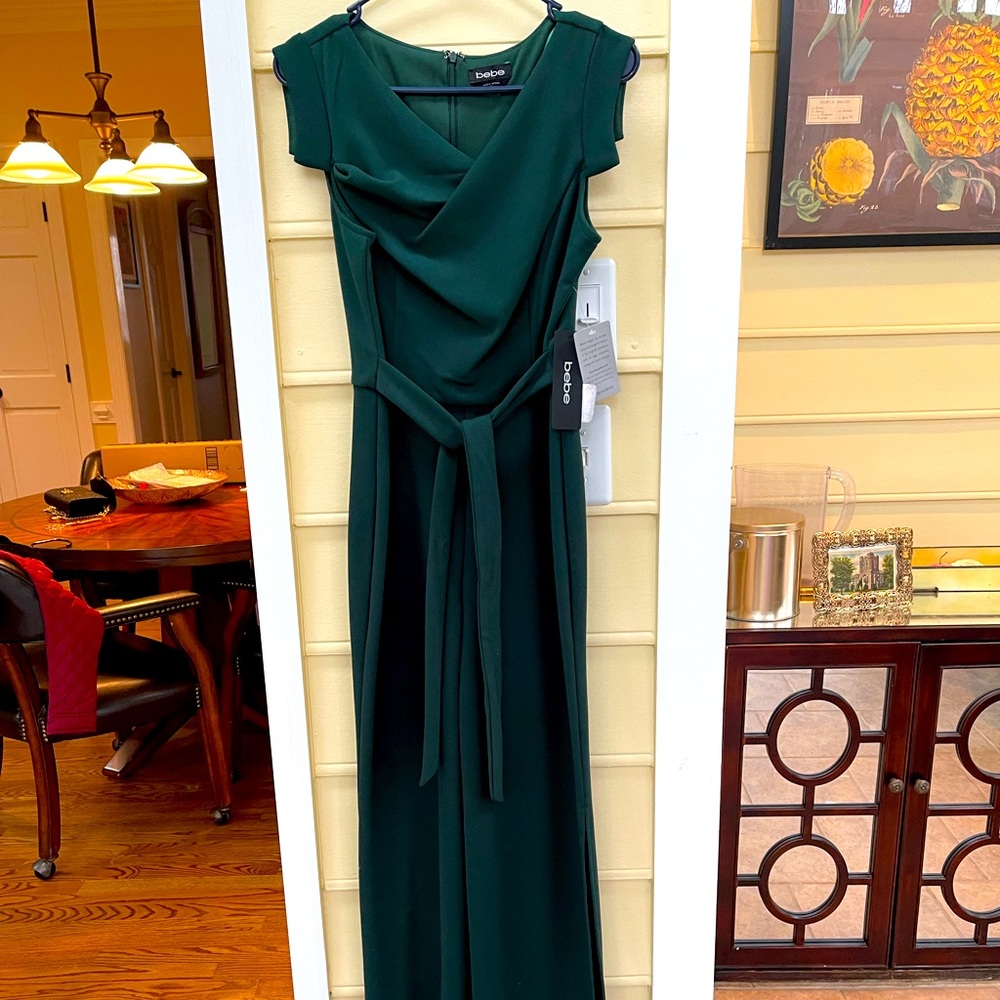 Bebe Green Jumpsuit
